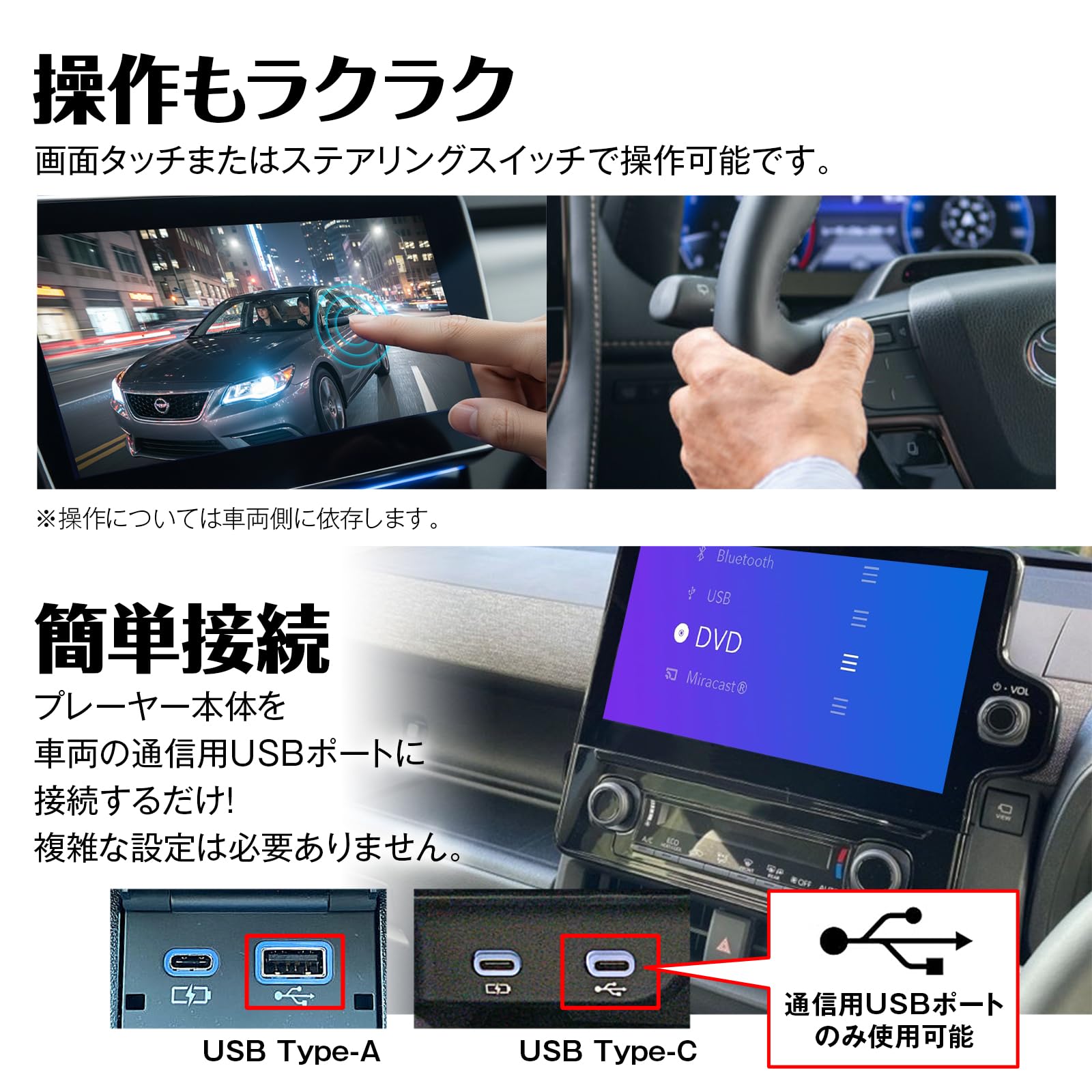 Amazon.co.jp: MAXWIN 車載 DVDプレーヤー ディスプレイオーディオ 一